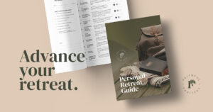 Advance Your Retreat, Social Sharing Image, personal Retreat Guide