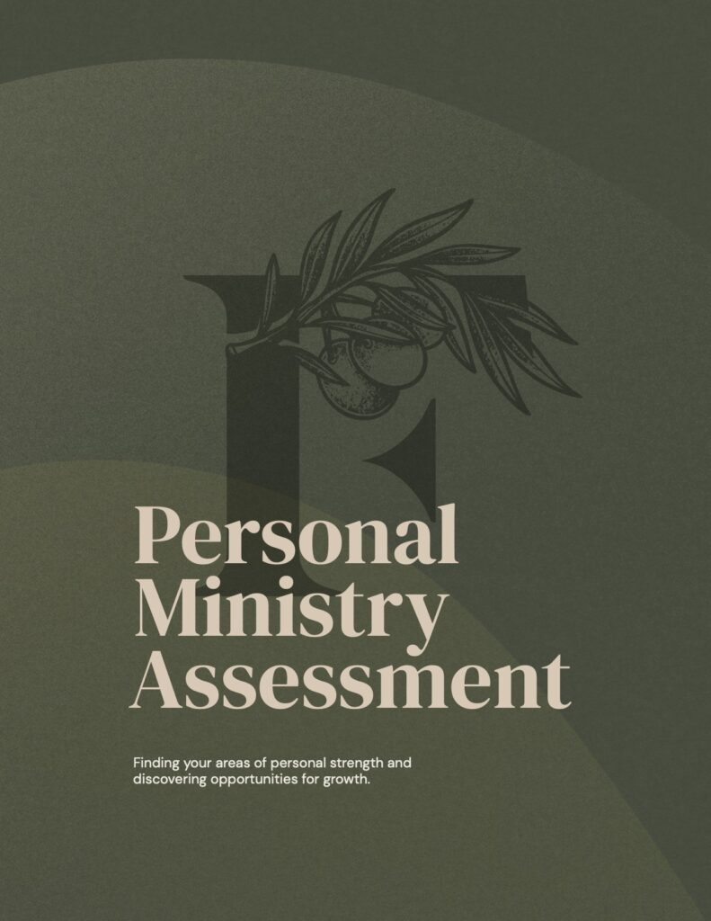 Personal Ministry Assessment Cover