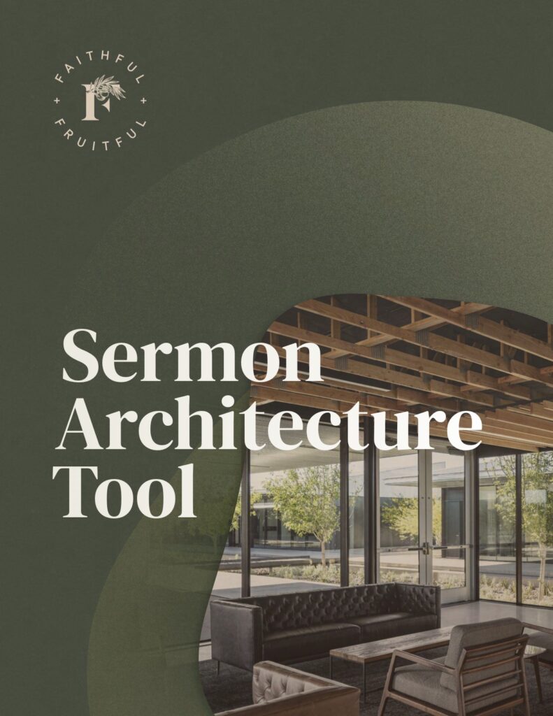 Sermon Architecture Tool PDF Cover